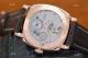 Knockoff Padiomir Panerai Watch Rose Gold Black Leather Watch Band (5)_th.jpg